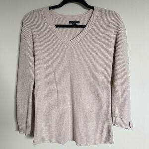 American Eagle, braided sleeve sweater